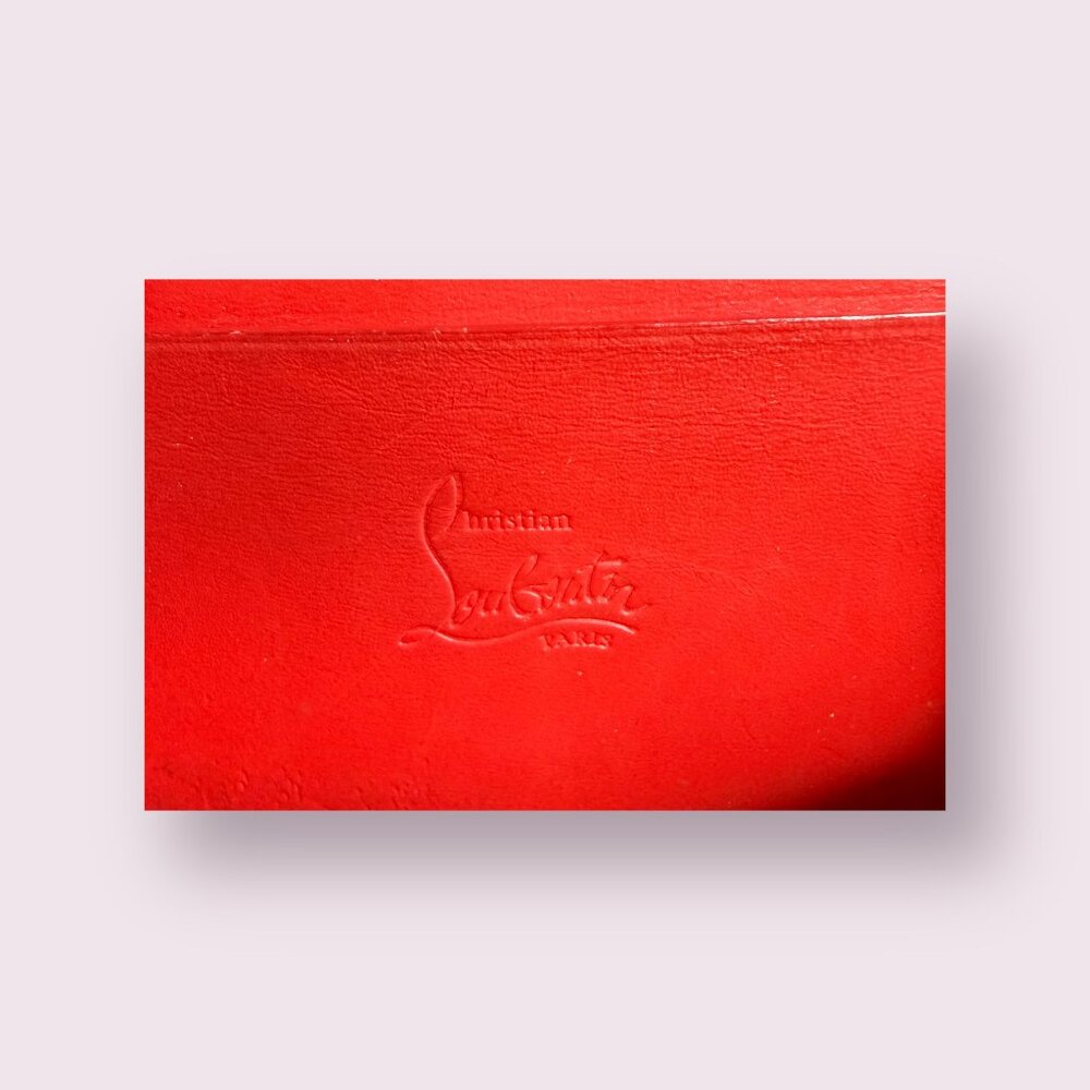 Christian Louboutin Panettone Black Spike Zip Cardholder w/ Box - Picture 7 of 7